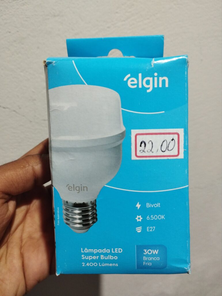 Lâmpada led Super bulbo 30W E27 ELGIN